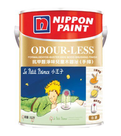 Wood & Metal Paint -  Paint Formaldehyde-Buster Odour-Less kids Wood Brushing Finish